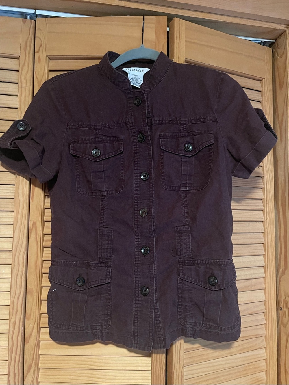 George Women's Short-Sleeve Shirt Y2K
